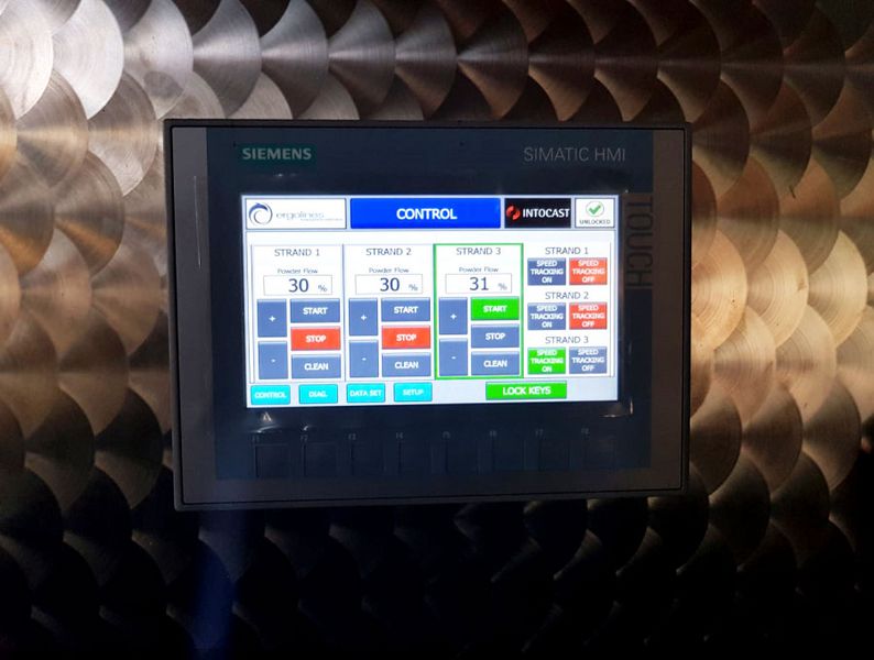 Touch screen for user-friendly operation